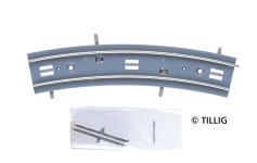 TILLIG 87296 - Bogenstück R 250/25° mit Einspeisung (TT, H0m)